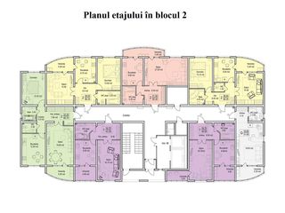 499EUR/m.p..Botanica. Apartament bilateral cu două odăi!! foto 9