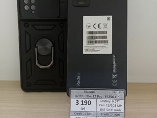 Xiaomi Redmi Note 12 Pro, 8 /256 GB. Pretul 3190 lei