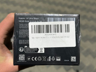 Vand Xiaomi 14 Ultra Black 16/512Gb Global Version Sigilat! foto 5