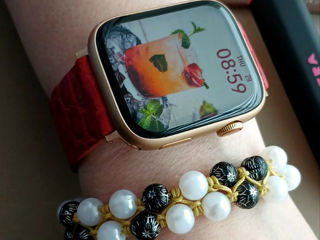 Ремешки для часов apple watch из натуральной кожи крокодила. Curele pentru ceasuri apple watch. foto 4