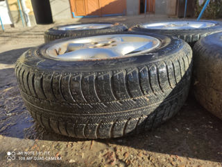 диски R15 4х100 + резина зима 195/65 R15 foto 4