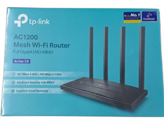 TP-Link Archer C6 AC1200 Mesh WI-FI Router