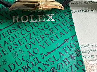 Rolex original cu acte din aur 750proba foto 3