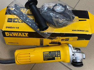 Оригинальная болгарка c регулятором DeWALT DWE4119-KS foto 2