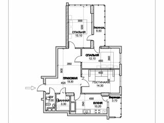 Apartament cu 3 camere, 91 m², Ciocana, Chișinău foto 10