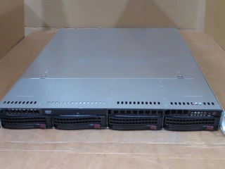 Server SuperMicro CSE-815 Dual E5 2695v2 1U 4x 3.5" HDD ESXI 7 foto 2