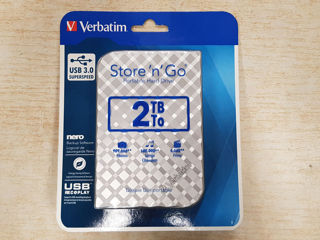 External HDD 2.0TB (USB3.0) Verbatim Store 'n' Go