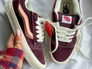 Vans KNU Skool Burgundy/Pink Women's foto 3