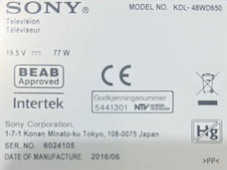 Продам в SONY KDL-48WD650 foto 3