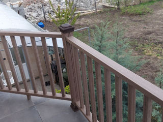 Balustrade din profile wpc lemn plastifiat decking (террасная доска)древесно-полимерный композит foto 12