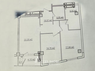 Apartament cu 2 camere, 83 m², Râșcani, Chișinău foto 3