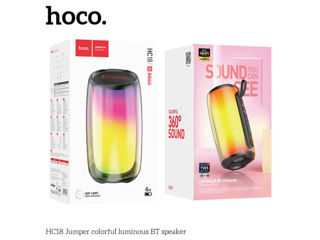 Difuzor BT luminos colorat HOCO HC18 Jumper foto 4