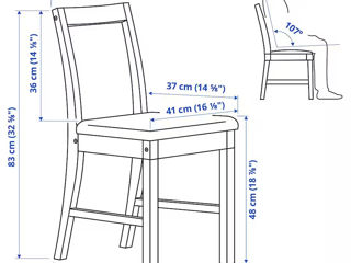 Набор стул + 2 стулья /IKEA foto 6