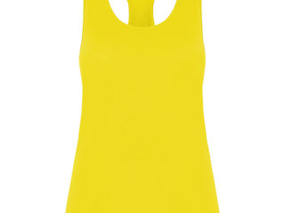 Tricou sport pentru femei AIDA - galben aprins / Женская спортивная футболка AIDA - ярко желтая foto 1