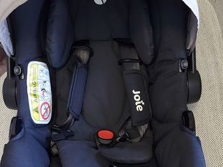 Scaun auto Joie gemm (0-13kg)  детское автокресло коляска Joie gemm scoică pentru cărucior+adaptori foto 3