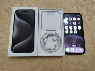 iPhone 15 Pro 128Gb Black Titanium (nou desigilat)