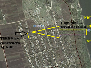 Teren construcții 25Ari-1km de la Nistru, zonă pitorească Holercani, r-ul Dubăsari. foto 15