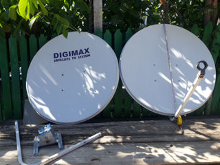 2 antene satelit, Digimax, 600 lei total.