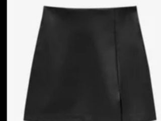 Fusta Pull & Bear S piele / юбка эко кожа foto 1