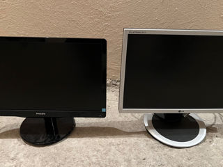 Monitor LG Flatron L194WT-SF+Monitor Philips MODEL ID: 196V4LSB2/00