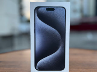 iPhone 15 Pro Max Titanium Blue 1Tb Sigilat + Garantie 2 Ani!