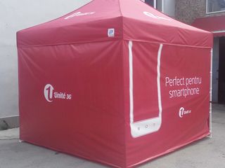 Складные палатки ez-up 3.0м x 3.0 м. corturi montabil / dezmontabil pentru promo foto 5