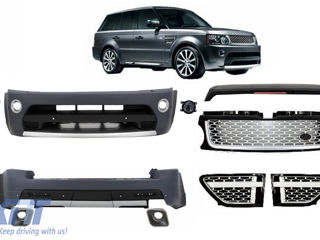 Body Kit Rover Sport L320 Facelift (2009-2013) Autobiography Design Black Silver Grille Edition