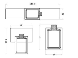 Maner pentru mobila Maner N06812 42 mm SN-AB foto 2