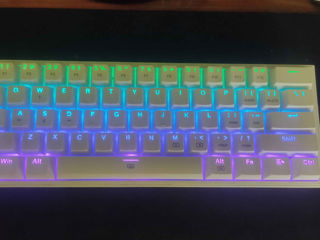 Vand REDRAGON Fizz K617 tastatura mecanica RGB prin fir 61 de taste tip 60%