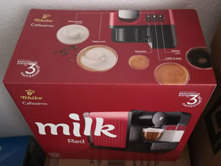 Espressor capsule tchibo cafissimo milk, 1.2l, 1350w, 15 bar, rosu new, new, new foto 10