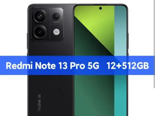 Xiaomi Redmi Note 13 Pro 5G 12/512 gb Black! Nou! foto 5