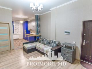 Durlești! 2 camere + living, reparație euro - 68 mp! 47 900 euro! foto 3