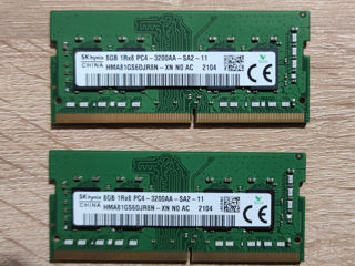 RAM 16GB (8GB+8GB), DDR4 3200, SK hynx, laptop