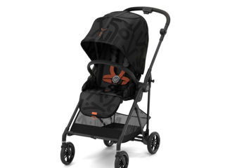 Carucior sport Cybex Melio Street pentru copii, editie noua, ultrausor - Real Black