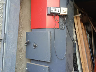 Cazan pe combustibil solid Defro NP Air 35kw foto 4