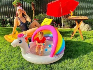 Piscina gonflabila pentru copii "Unicorn" foto 3