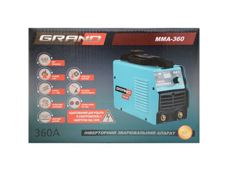 Сварочный инверторный сварочный аппарат Grand ММА-360 foto 7