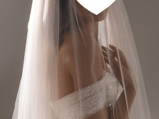 Rochie de mireasă MillaNova Camelia stare ideală (necununată) marimea xs/s + voal cadou foto 3