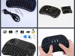 Беспроводная клавиатура для Smart Tv, PC, Android. Tastatura wireless foto 2