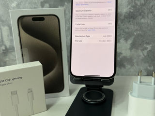 iPhone 15 pro 1 tb natural titanium foto 6