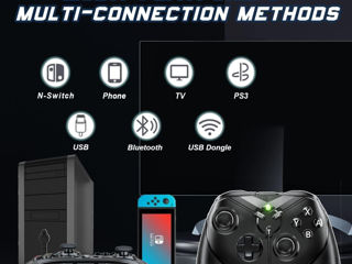 Controller Wireless Programmable Gamepad for Nintendo Switch/Pro/Lite,PC/PS3/Android Phones foto 3