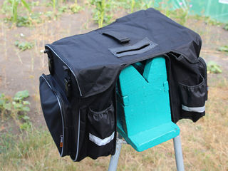 Двухсторонняя сумка на багажник велосипеда