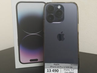 Apple iPhone 14 Pro 6/128Gb, 13490 lei