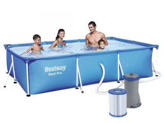 Продается бассейн BestWay 400x211x81 см с фильтрующим насосом в комплекте !!! foto 3