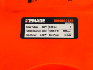 Generator pe benzina Kemage KM4800E2R foto 9