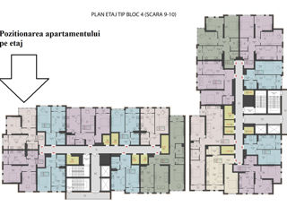 Apartament cu 2 camere, 54 m², Botanica, Chișinău foto 5