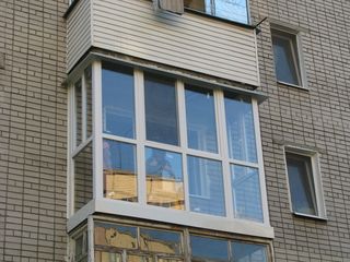 Кладка расширение балконов 143 серии, расширение балконов Хрущевка. Остеклить балкон окна пвх. foto 9