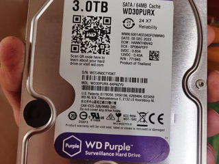 Жесткий диск HDD Western Digital 3ТБ SATA III,3.5" foto 3