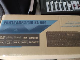 Mixer-amplificator 380 W  ,,newstar  '' cu loc pentru 6 microfoane, echou, 3000 lei !!! foto 3