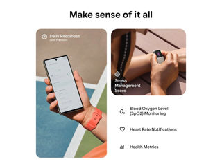 Новый  Fitbit Charge 6, GPS + glonass, Bluetooth, NFC, Черный фото 1